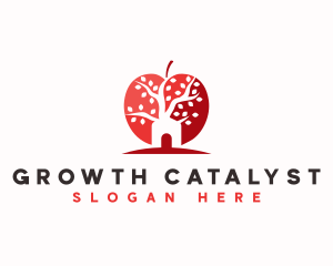 Apple Tree Farm logo design