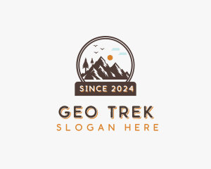 Mountain Nature Adventure logo design