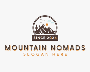 Mountain Nature Adventure logo design