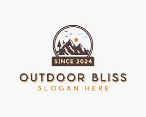 Mountain Nature Adventure logo design