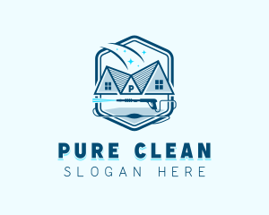 Gutter Cleaning Pressure Washing logo design