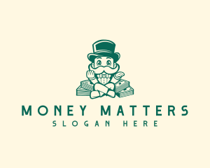 Cash Moustache Money logo design