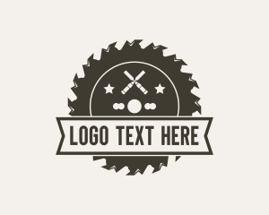 Industrial Saw Blade Woodworking logo