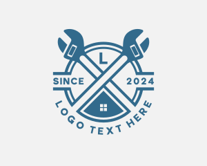 Wrench Handyman Repair Logo