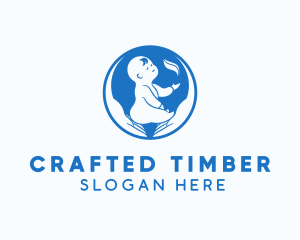 Baby Hand Care logo design