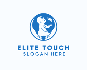 Baby Hand Care logo design