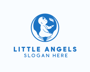 Baby Hand Care logo design