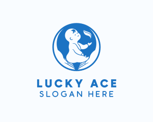 Baby Hand Care logo design