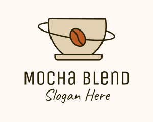 Coffee Cup Orbit  logo design