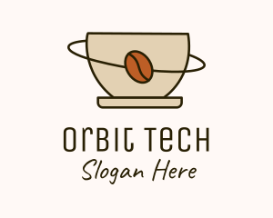 Coffee Cup Orbit  logo design