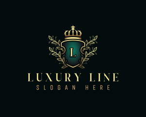 Luxury Crown Monarch logo design