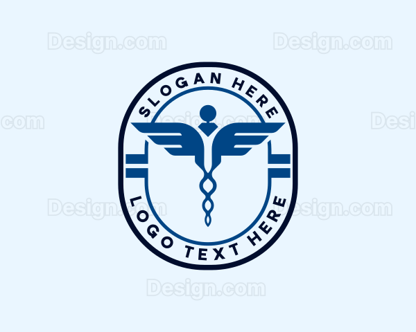 Medical Caduceus Pharmacy Logo