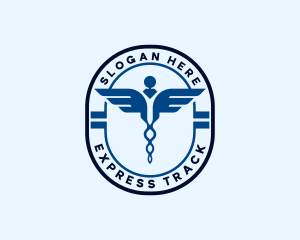 Medical Caduceus Pharmacy Logo