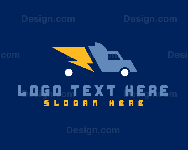 Speedy Logistics Truck Logo