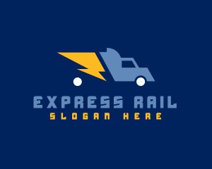 Speedy Logistics Truck logo design