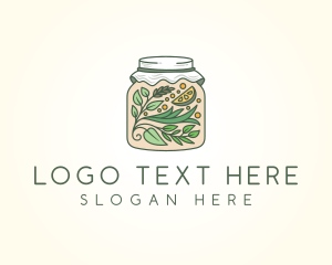 Organic Lemon Jar logo