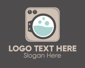 Laundry Washing Machine Logo