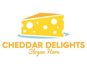 Yellow Cheese Cake logo design