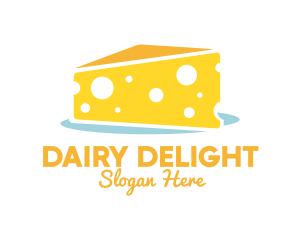 Yellow Cheese Cake logo design