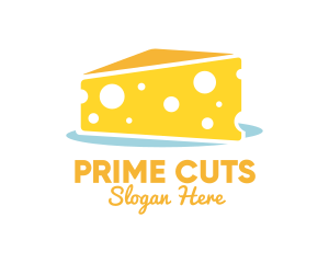 Yellow Cheese Cake logo design