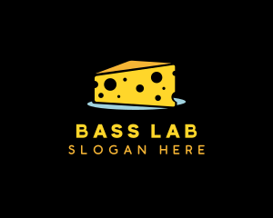 Cheddar Cheese Slice logo design