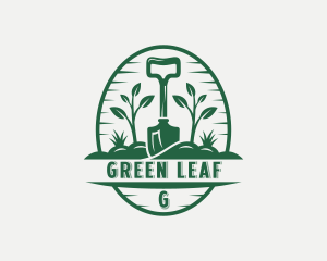 Landscaper Shovel Garden logo