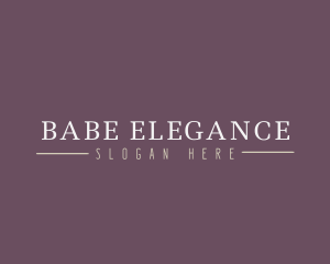 Elegant Tailor Business logo design