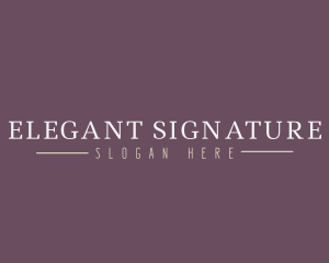 Elegant Tailor Business logo design