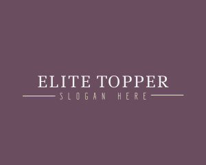 Elegant Tailor Business logo design