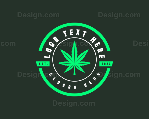 Weed Cannabis Leaf Logo