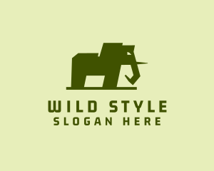 Wild Elephant Zoo logo design