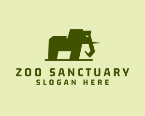 Wild Elephant Zoo logo design