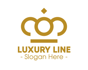 Luxury Crown Pageant logo design