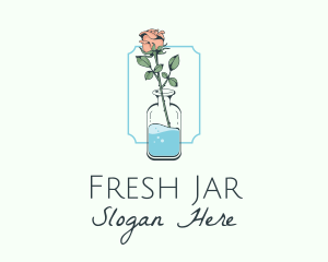 Rose Flower Jar logo