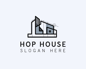 House Structure Architecture  logo design