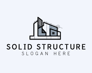 House Structure Architecture  logo design