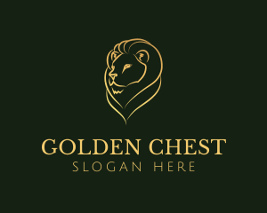 Gold Lion Brand logo design