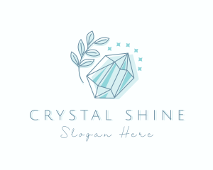 Deluxe Natural Crystal logo design