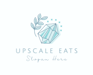 Deluxe Natural Crystal logo design