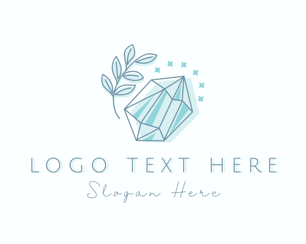Healing Crystal logo example 2