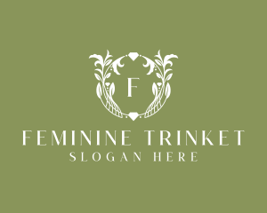 Floral Diamond Jewelry Boutique logo design