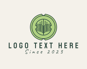 Farming Botanical Badge logo