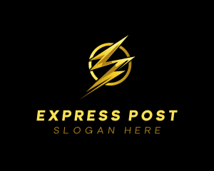 Thunder Bolt Express logo design