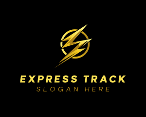 Thunder Bolt Express logo design