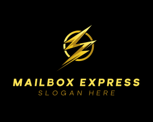 Thunder Bolt Express logo design