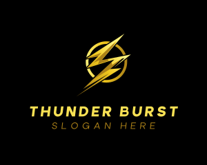 Thunder Bolt Express logo design