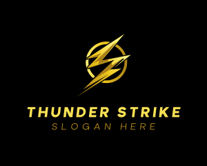 Thunder Bolt Express logo design