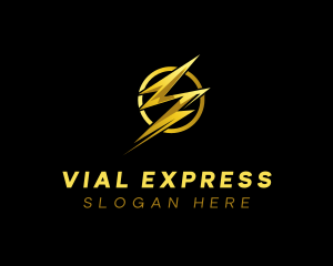 Thunder Bolt Express logo design