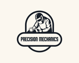 Mechanical Welder Mechanic logo design