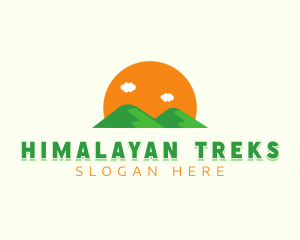 Outdoor Mountain Trek  logo design